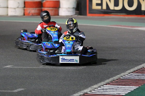 Royal Cool participates in the 12th round of the SWS Sprint Cup at Dubai Kartdrome